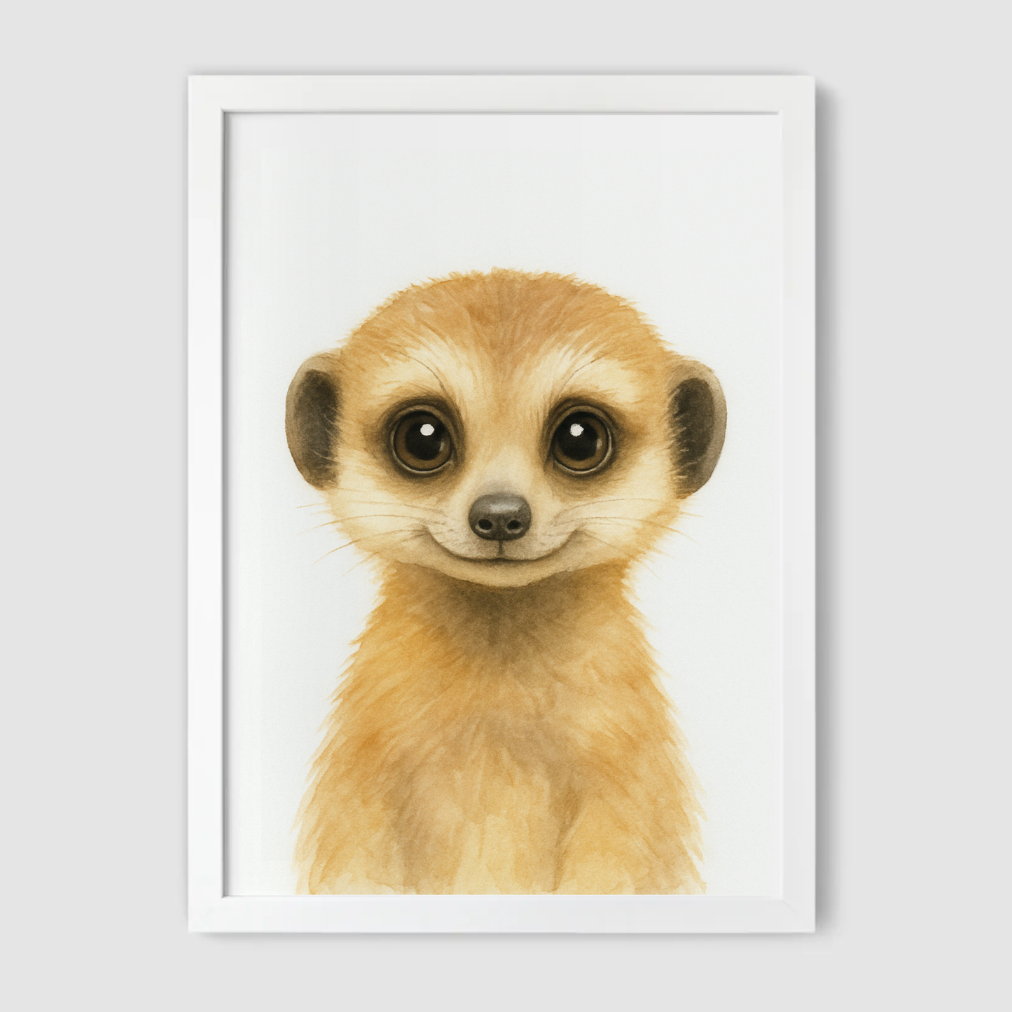Baby Meerkat Nursery Print - Safari Animal Collection