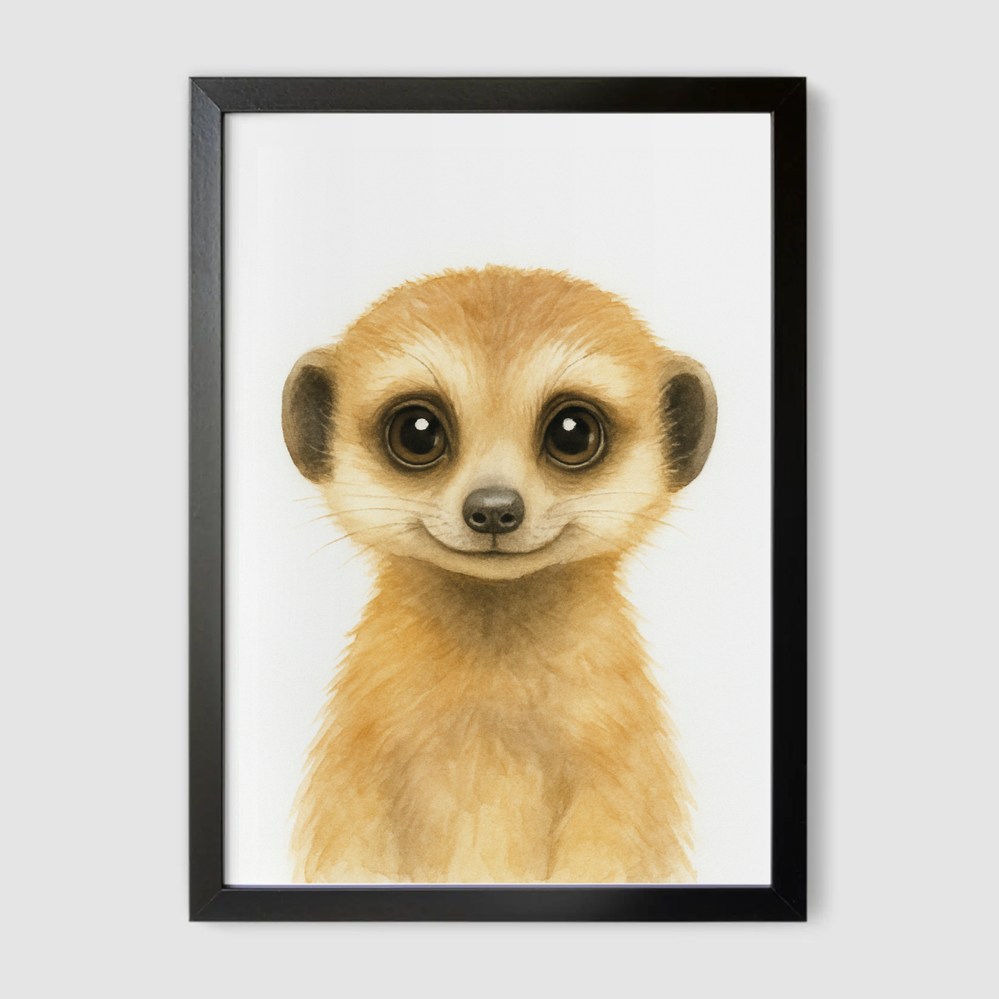 Baby Meerkat Nursery Print - Safari Animal Collection
