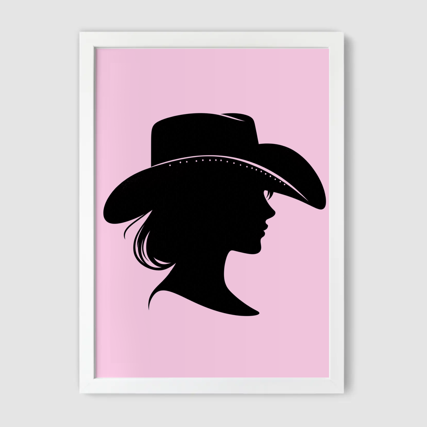 Pink & Black Cowgirl Print - Horse & Pony Collection