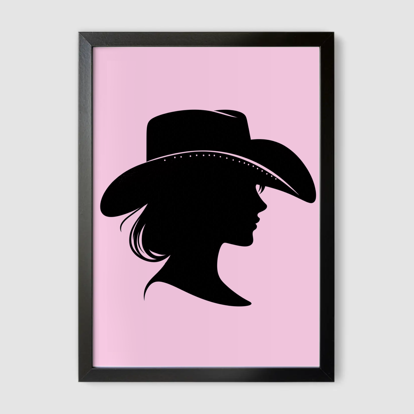 Pink & Black Cowgirl Print - Horse & Pony Collection