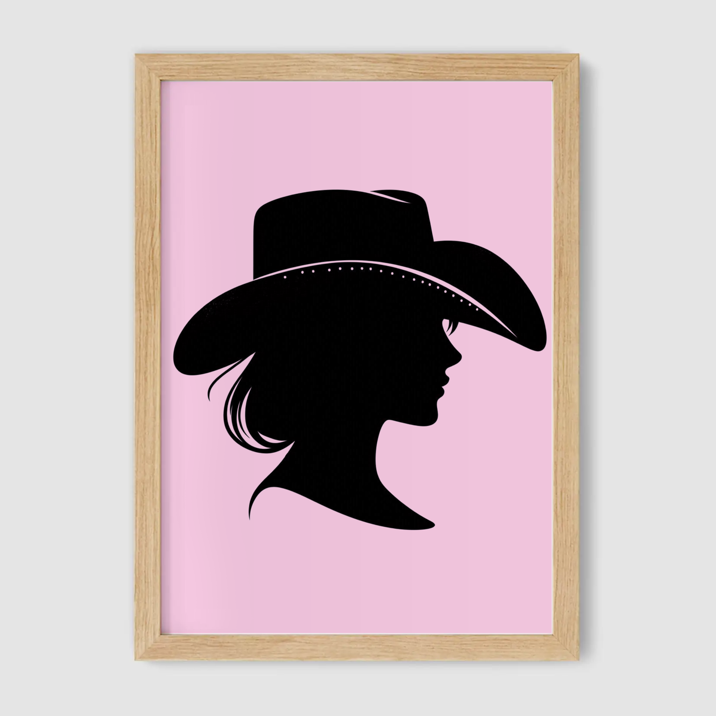 Pink & Black Cowgirl Print - Horse & Pony Collection
