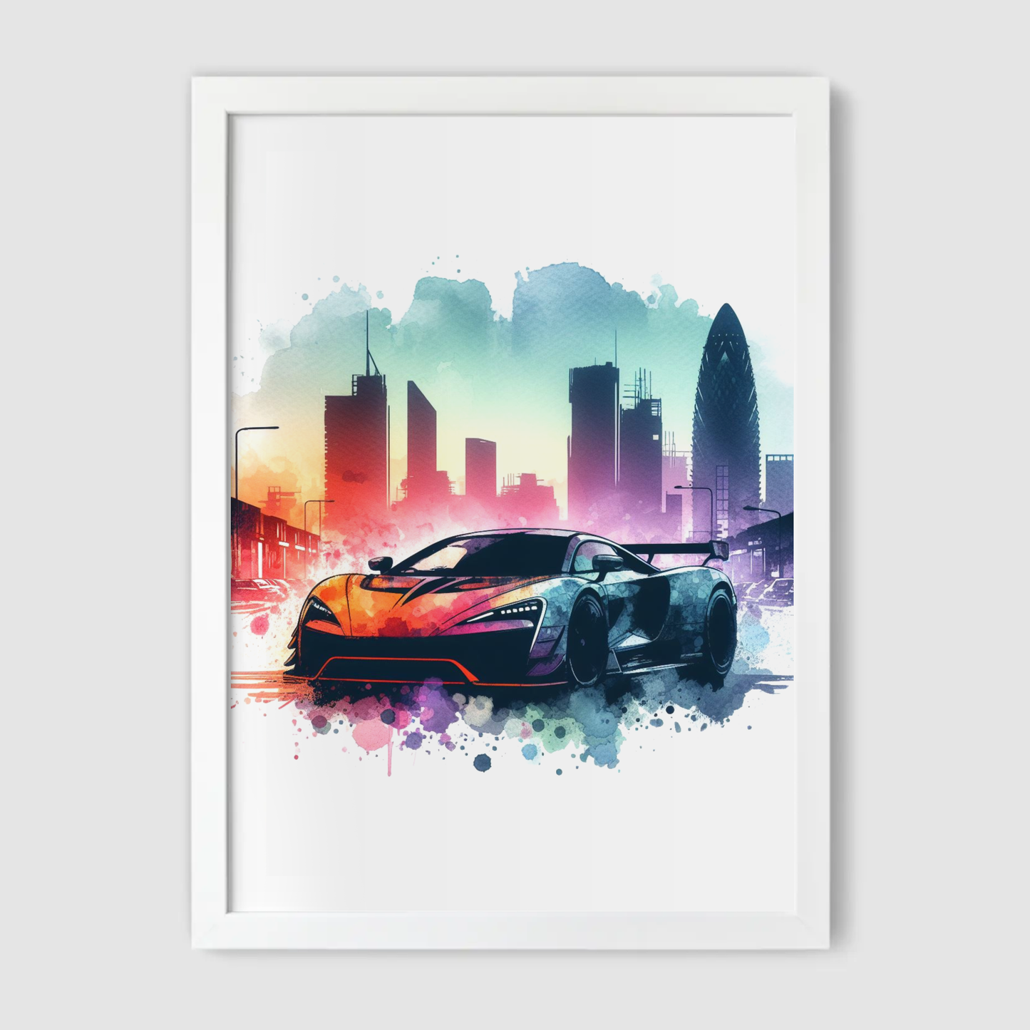 City Supercar Print - Vehicles Collection