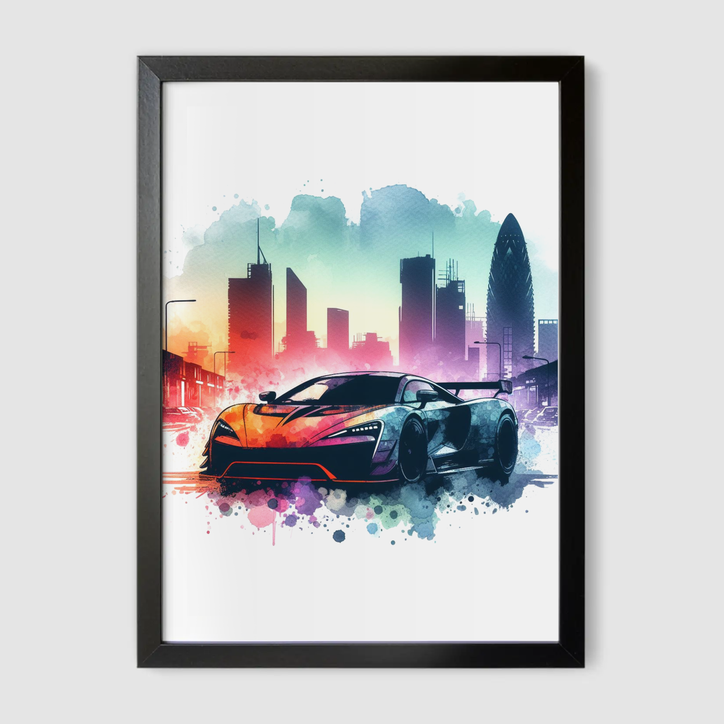 City Supercar Print - Vehicles Collection