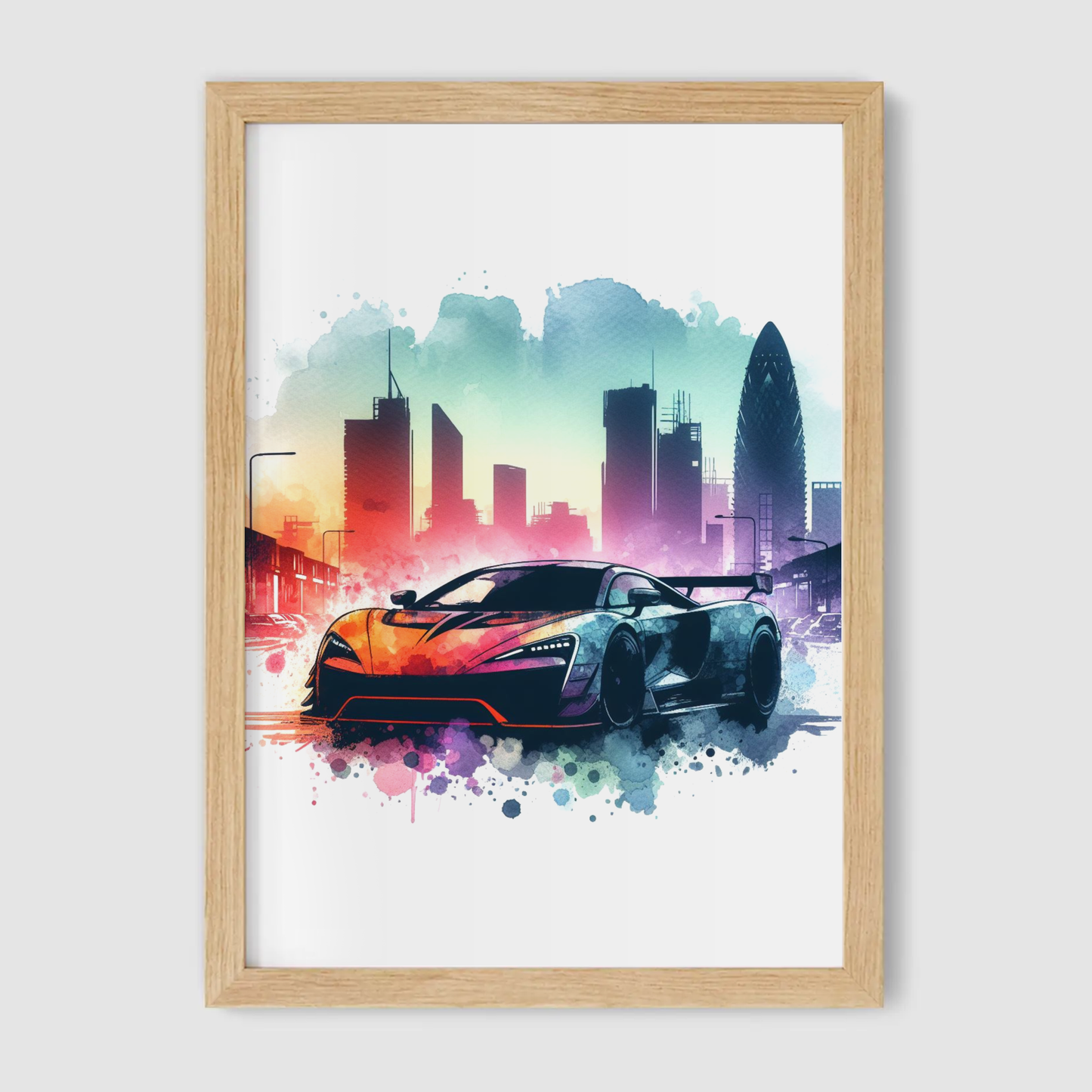City Supercar Print - Vehicles Collection