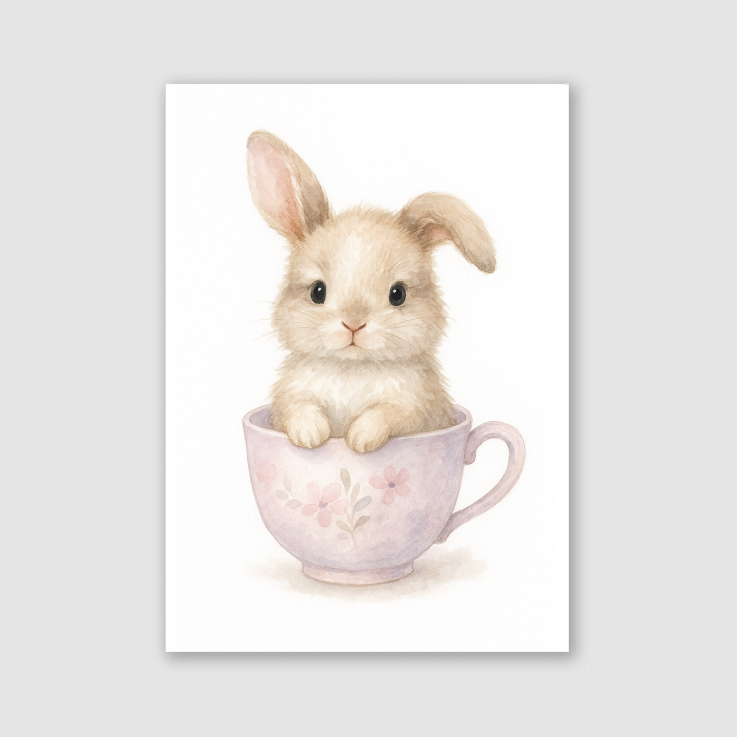 Baby Rabbit Print - Cute Pets Collection