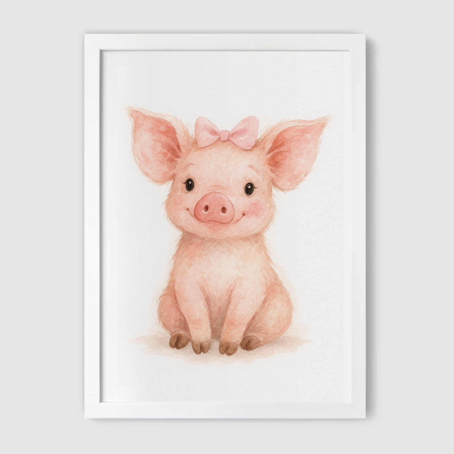 Baby Piglet Print - Cute Pets Collection