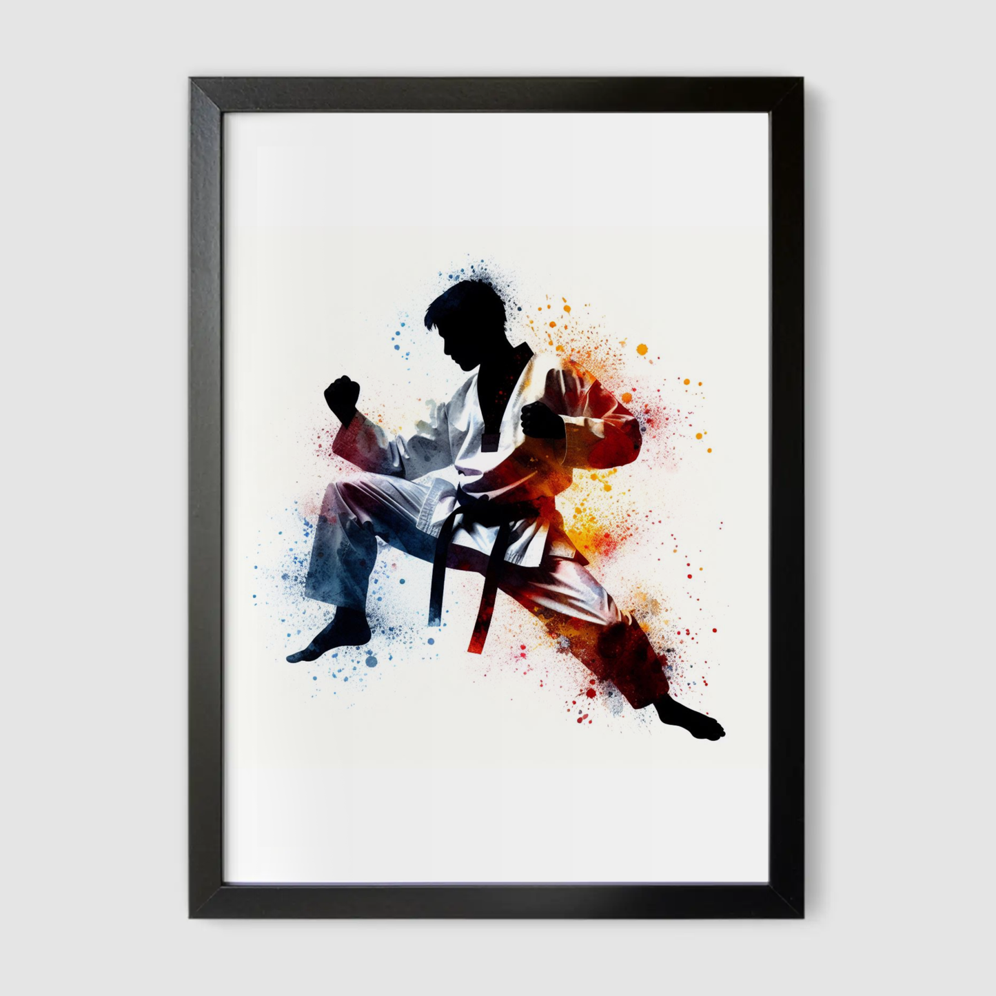 Boys Taekwondo Art Print - Combat Collection