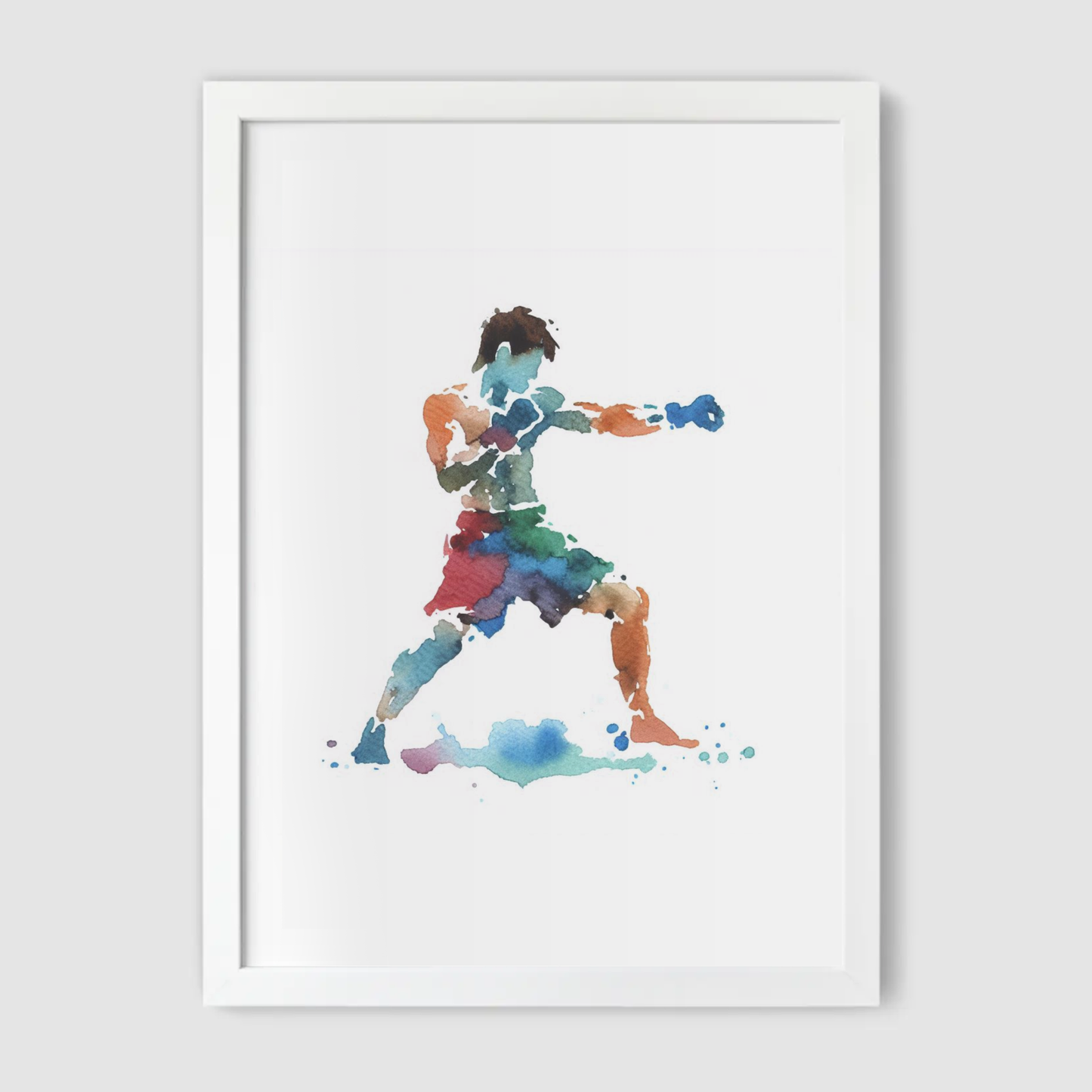 Colourful Boys Muay Thai Art Print - Combat Collection