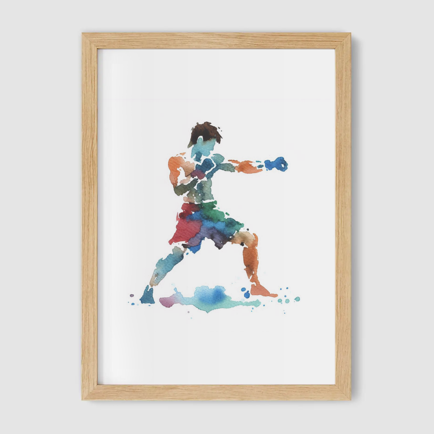 Colourful Boys Muay Thai Art Print - Combat Collection