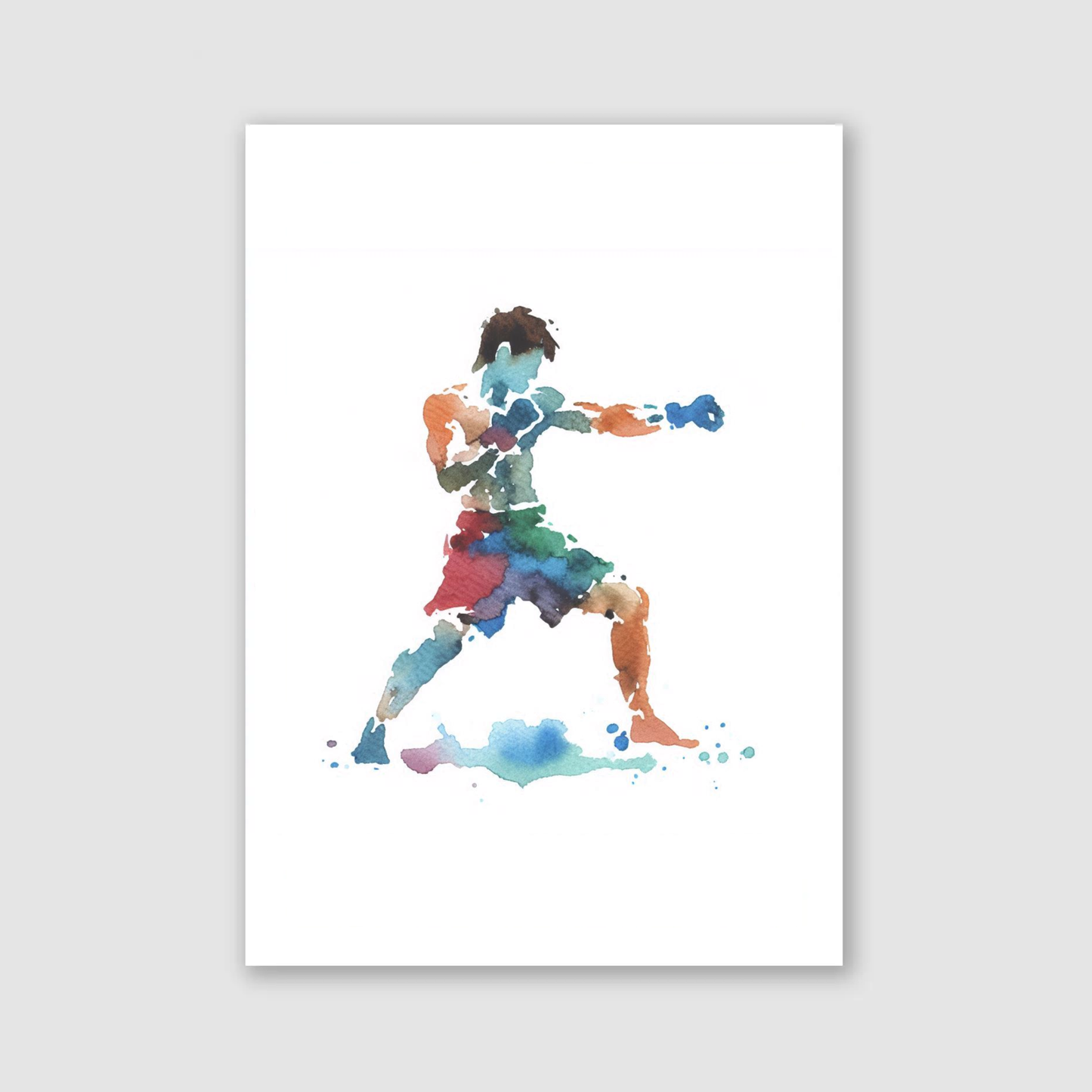 Colourful Boys Muay Thai Art Print - Combat Collection
