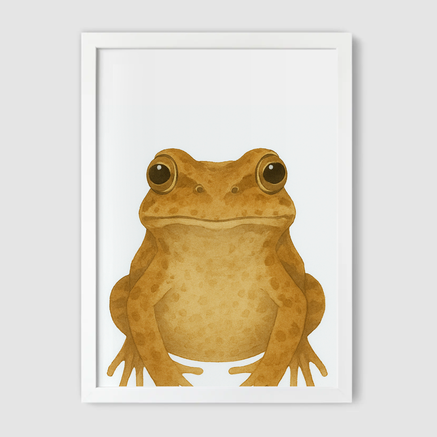 Baby Frog Nursery Print - Woodland Animal Collection