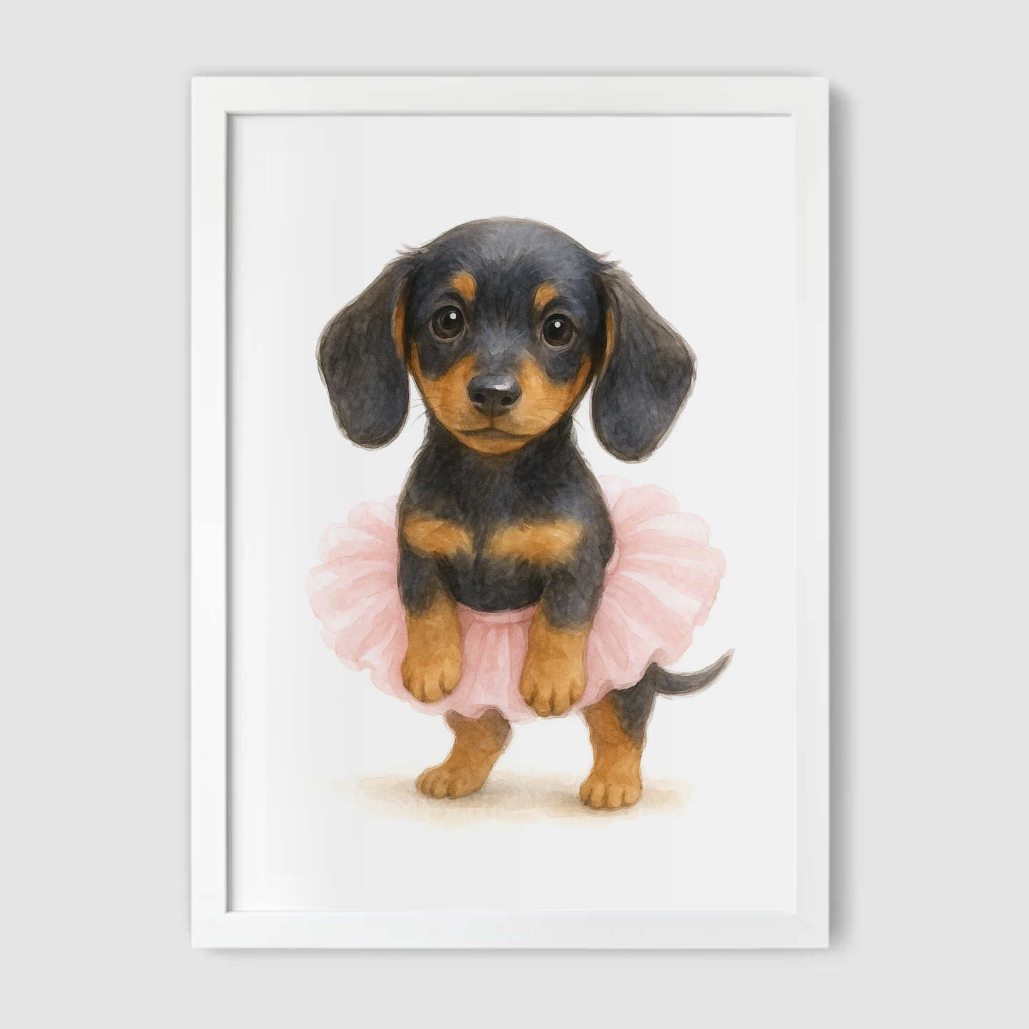 Ballet Dachshund Print - Cute Pets Collection