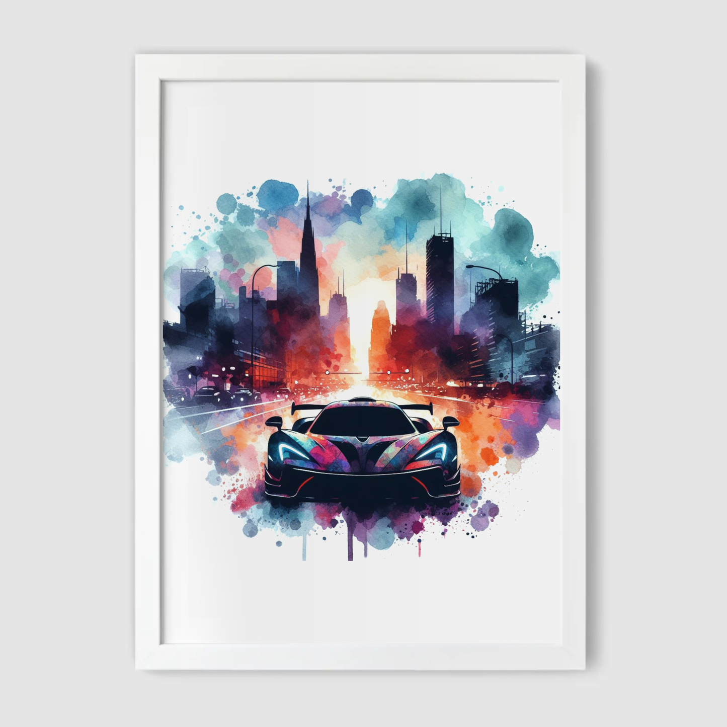 City Supercar Print - Vehicles Collection