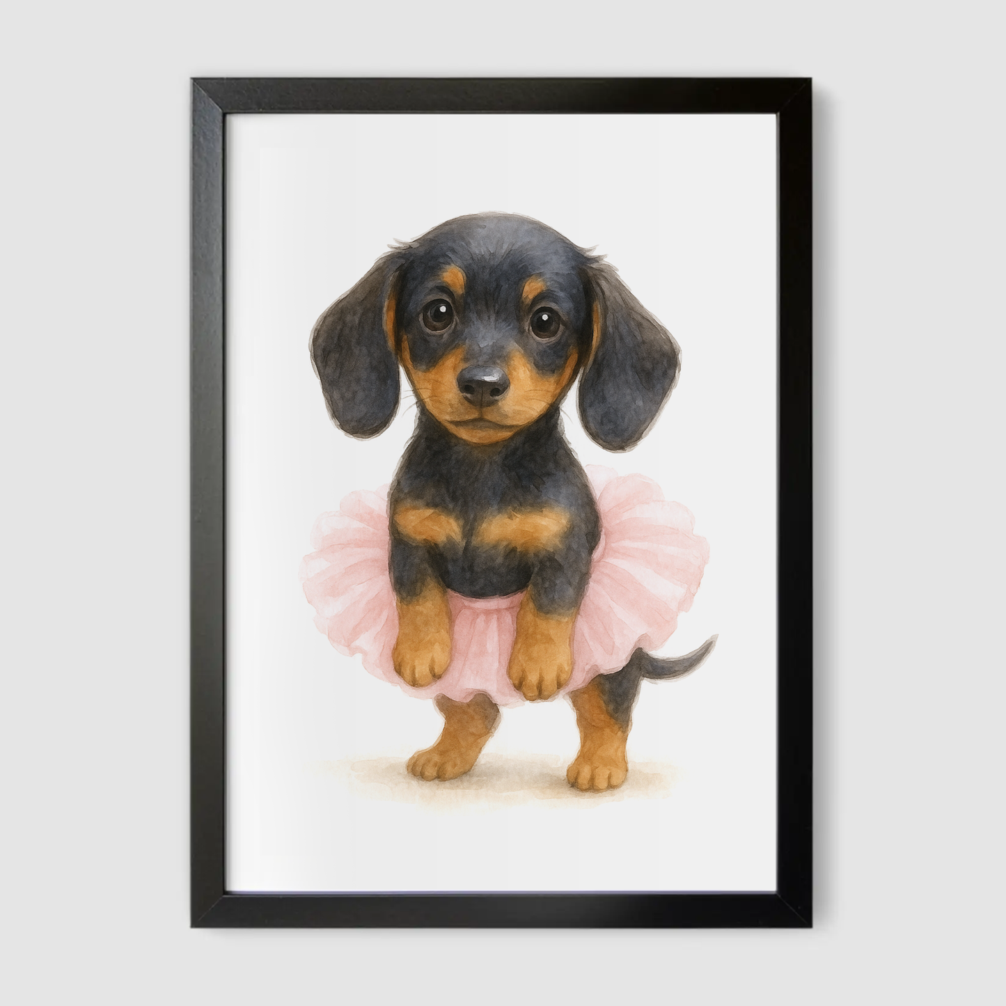 Ballet Dachshund Print - Cute Pets Collection