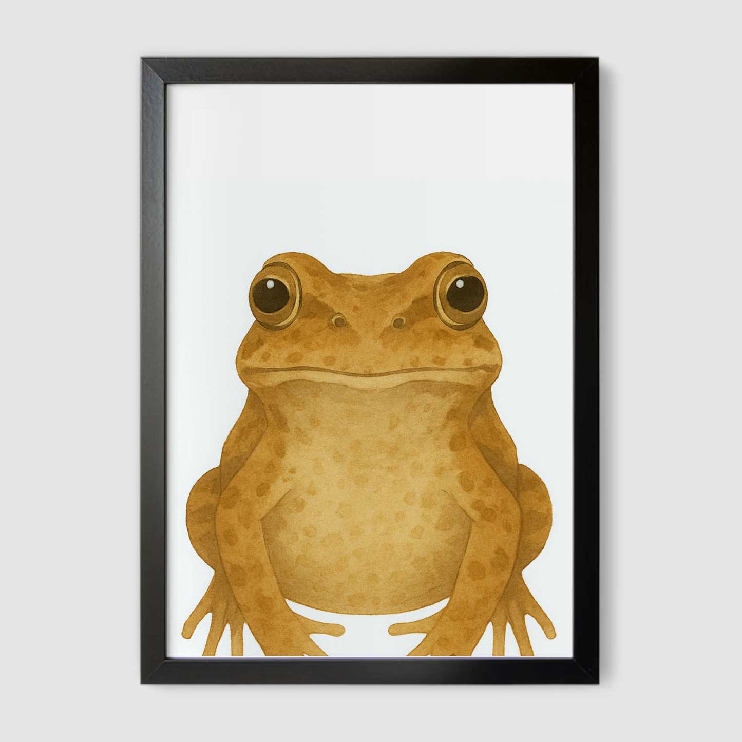 Baby Frog Nursery Print - Woodland Animal Collection