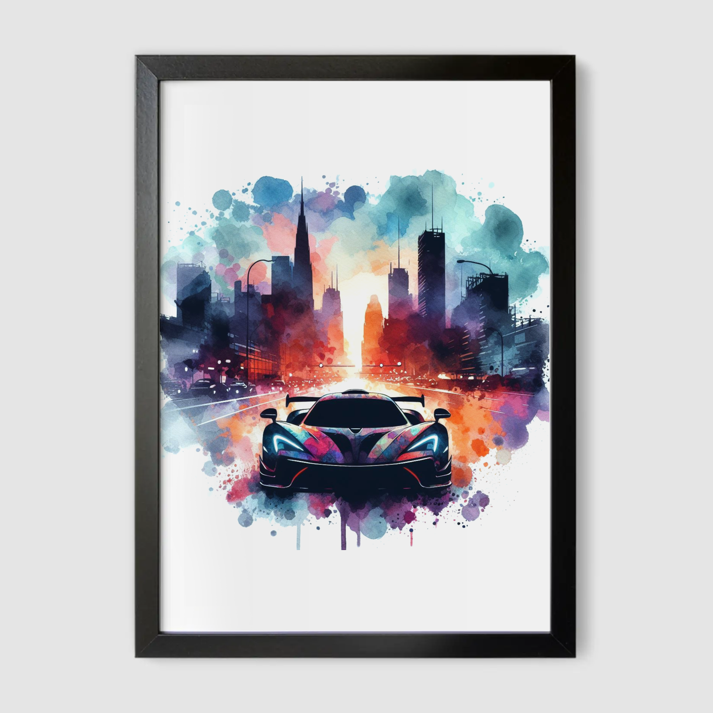 City Supercar Print - Vehicles Collection