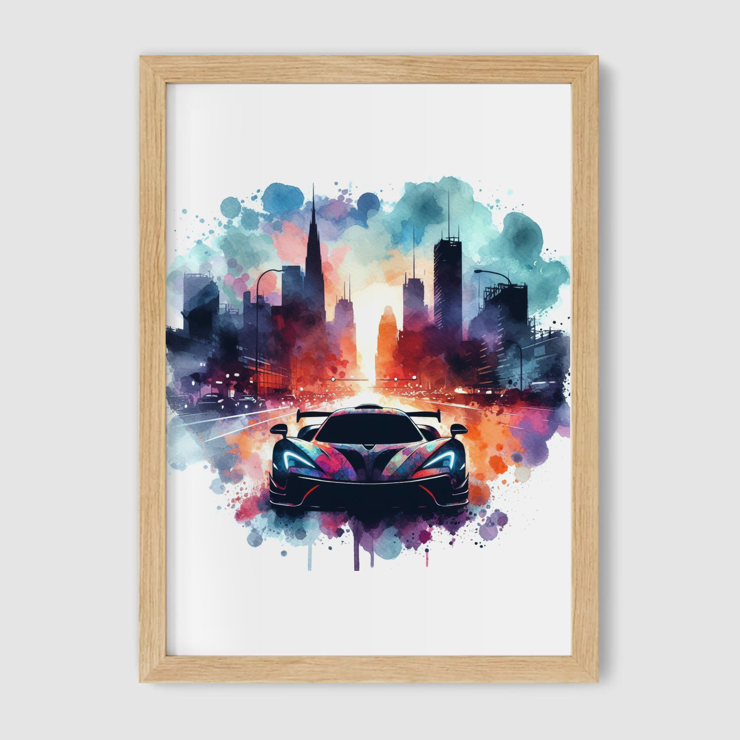 City Supercar Print - Vehicles Collection