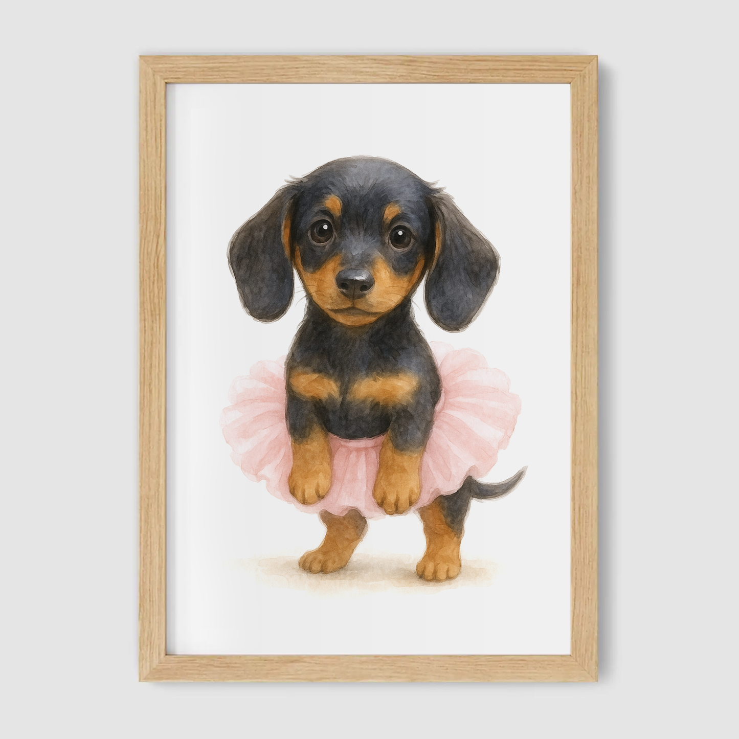 Ballet Dachshund Print - Cute Pets Collection