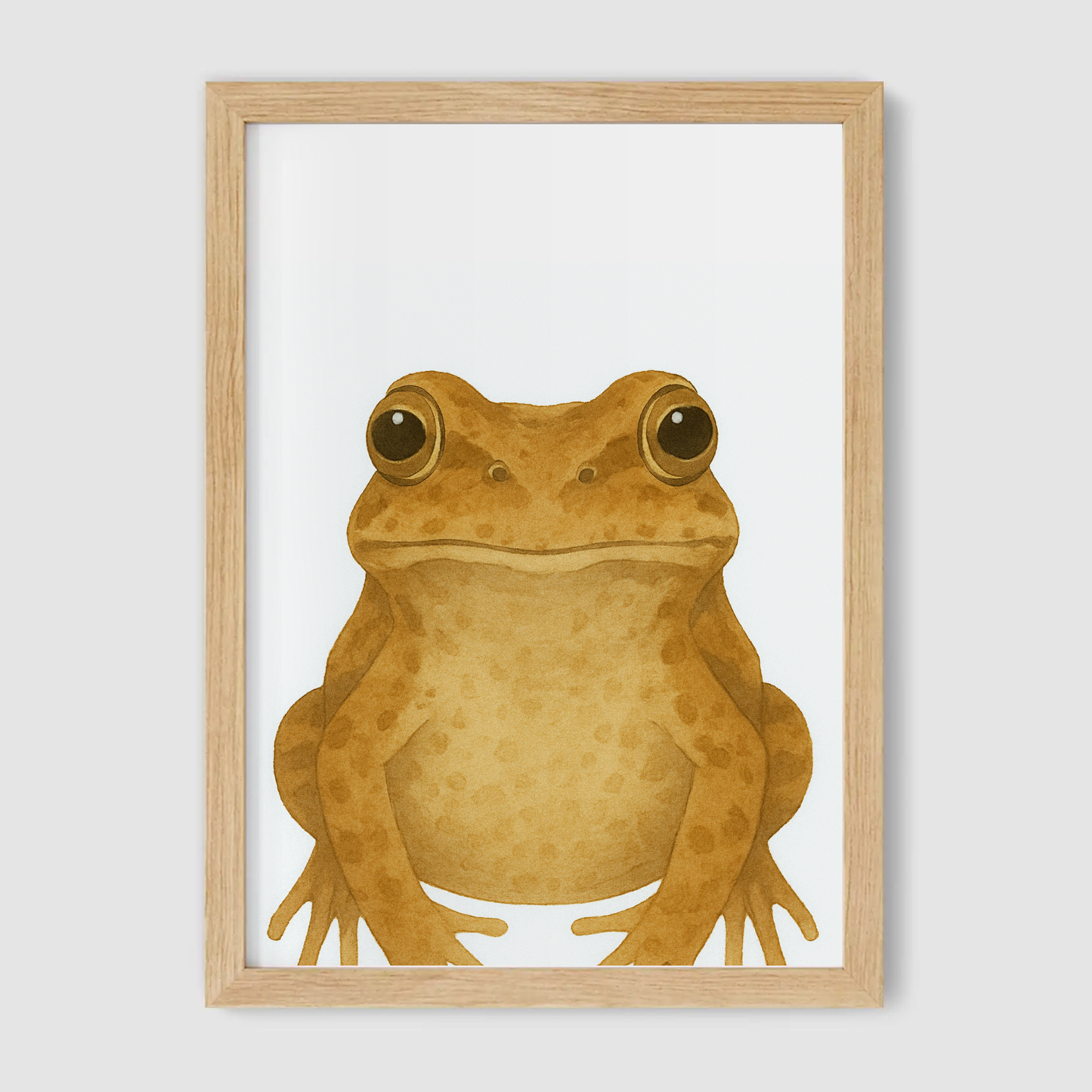 Baby Frog Nursery Print - Woodland Animal Collection