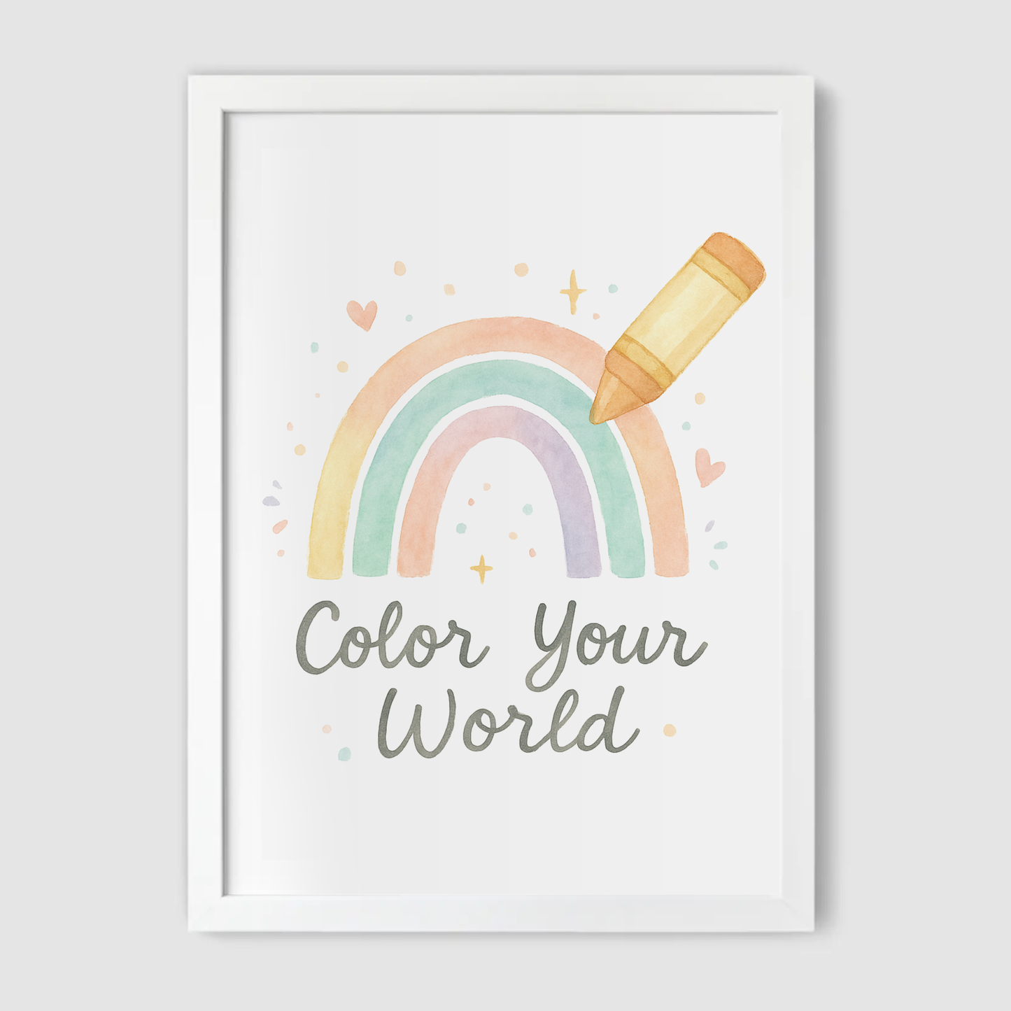 Color Your World Print - Rainbows & Positivity Collection