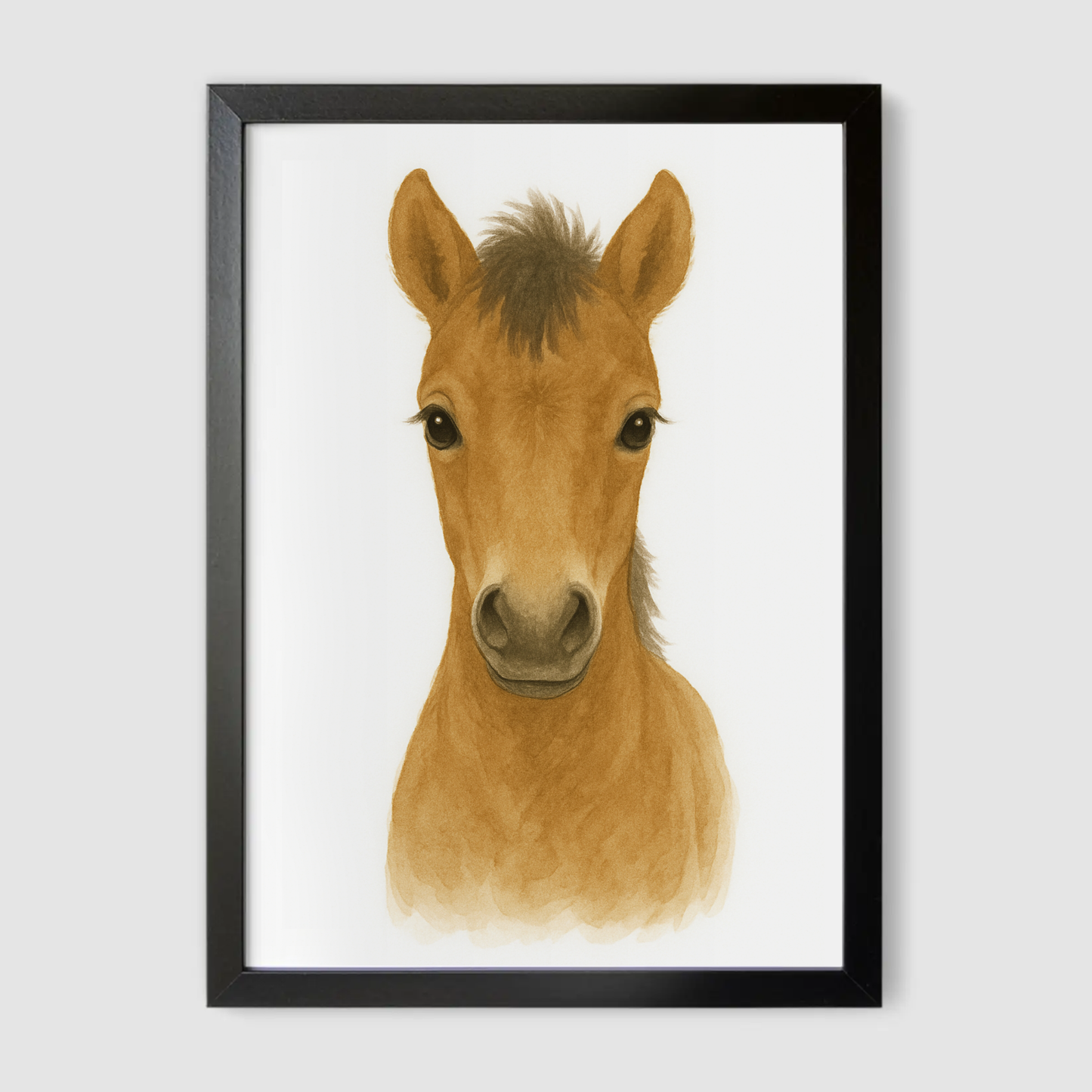 Baby Horse Print - Nursery Farmyard Animals Collection
