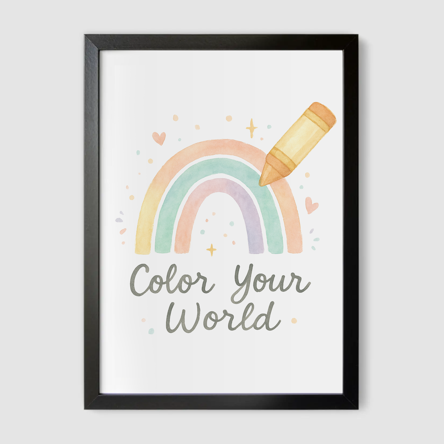 Color Your World Print - Rainbows & Positivity Collection