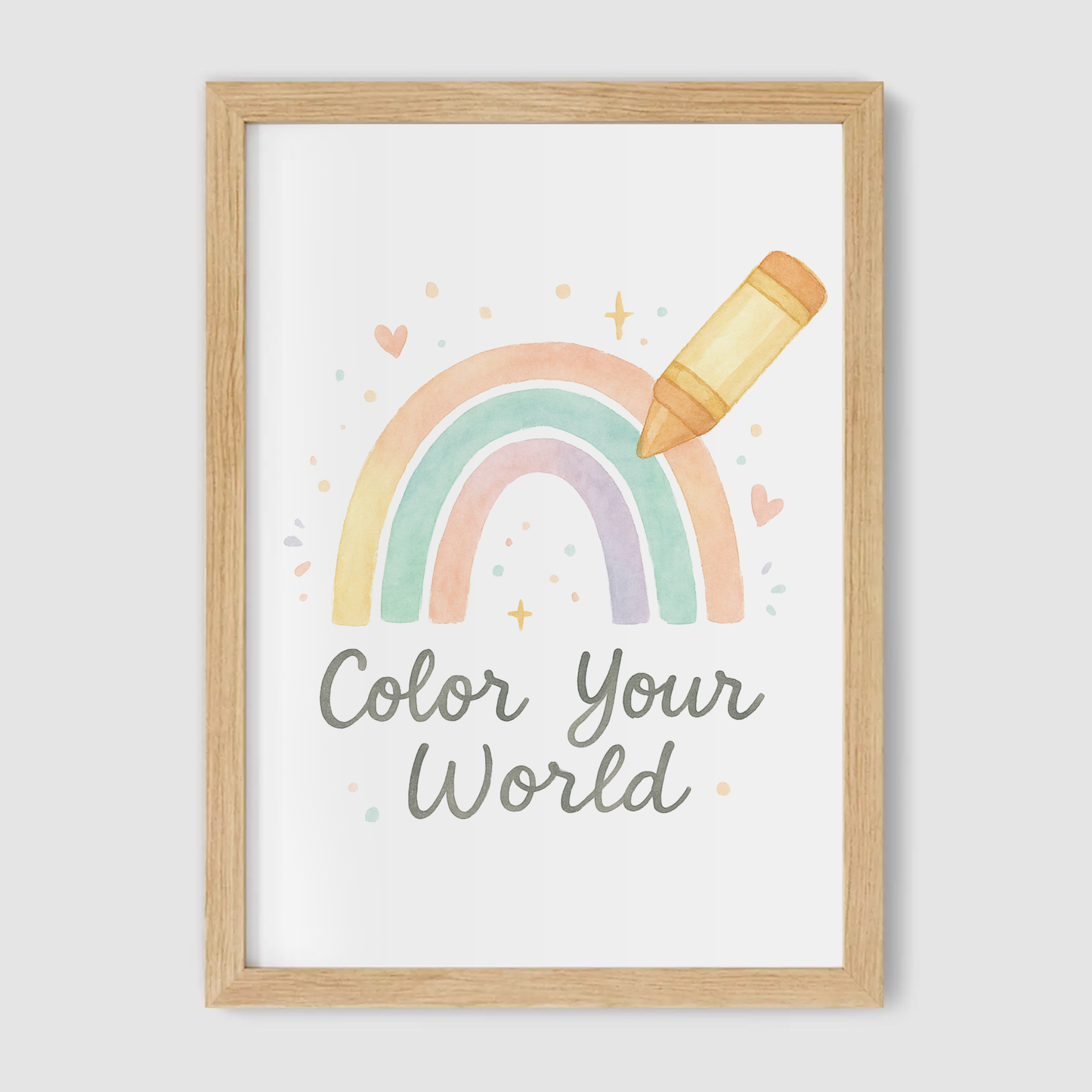 Color Your World Print - Rainbows & Positivity Collection