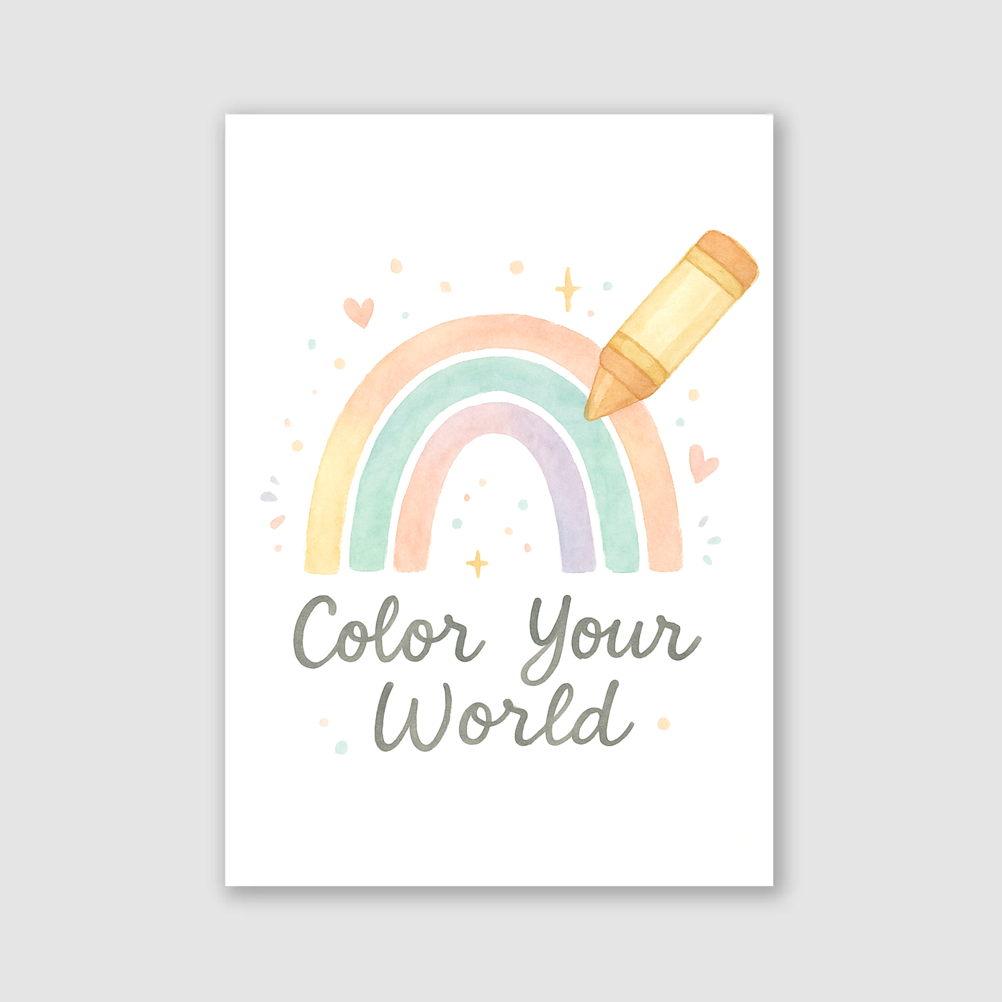 Color Your World Print - Rainbows & Positivity Collection