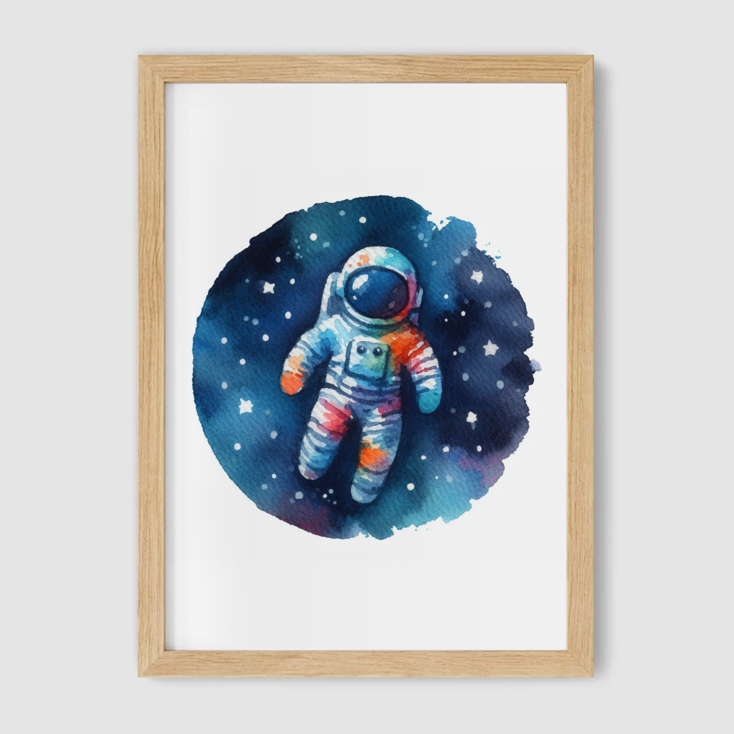 Spaceman Print - Nursery Space Collection