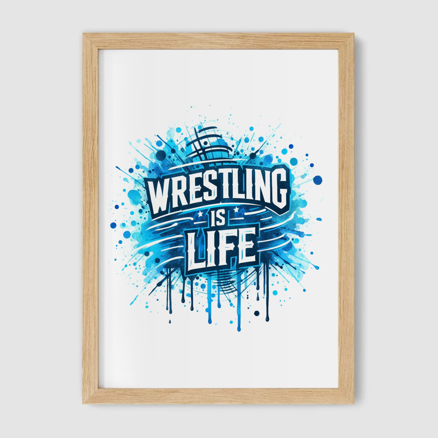 Wrestling is Life Print - Combat Collection