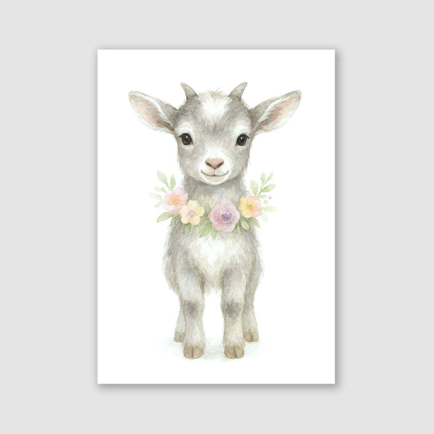Baby Goat Print - Cute Pets Collection