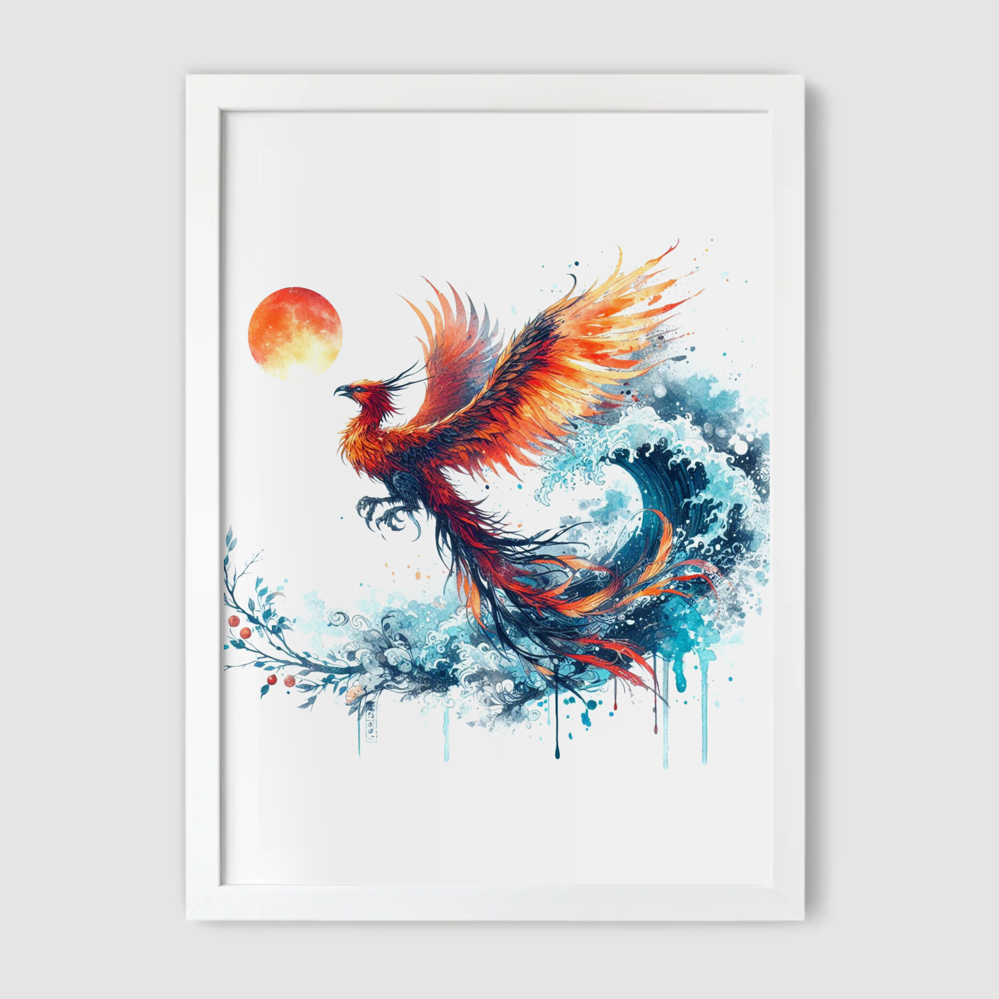 Phoenix Wave Print