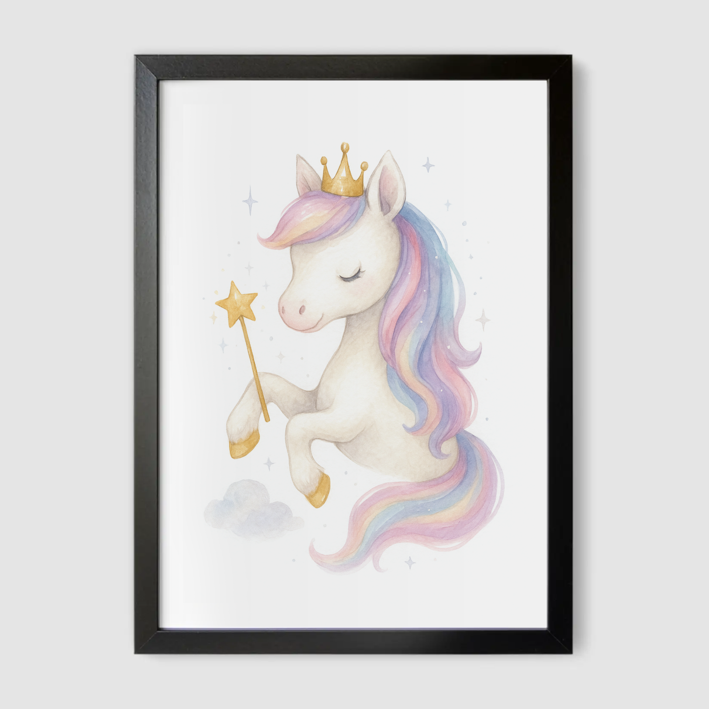 Unicorn Magic Wand Print - Unicorns Collection