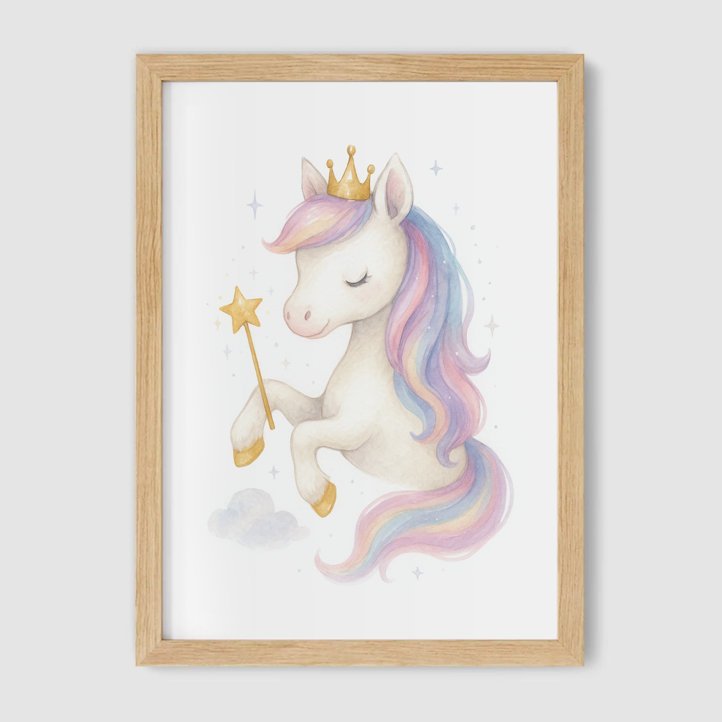 Unicorn Magic Wand Print - Unicorns Collection
