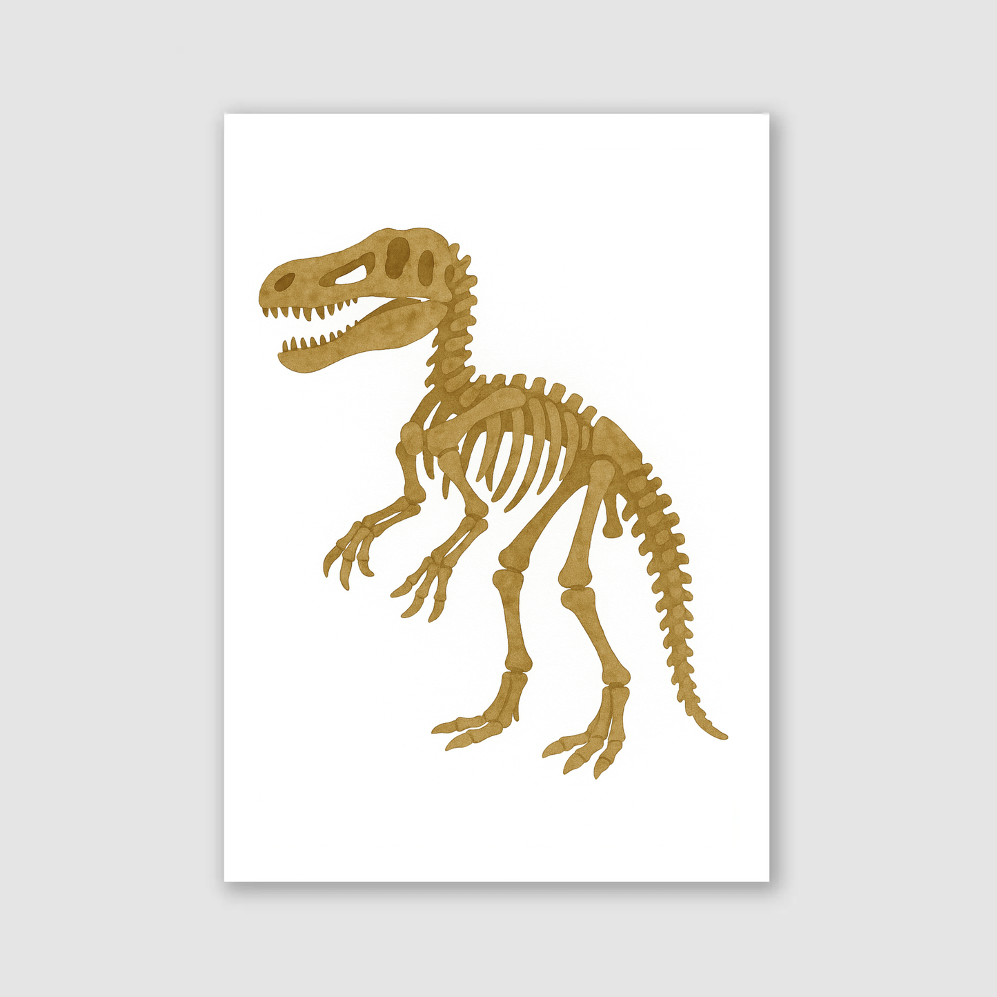 Suchomimus Fossil Print - Dinosaur Nursery Collection