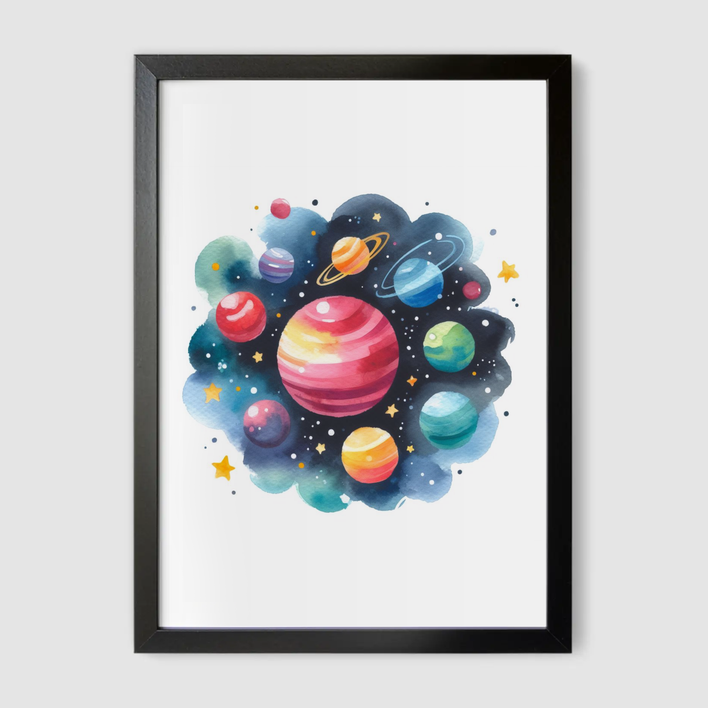 Solar System Print - Nursery Space Collection