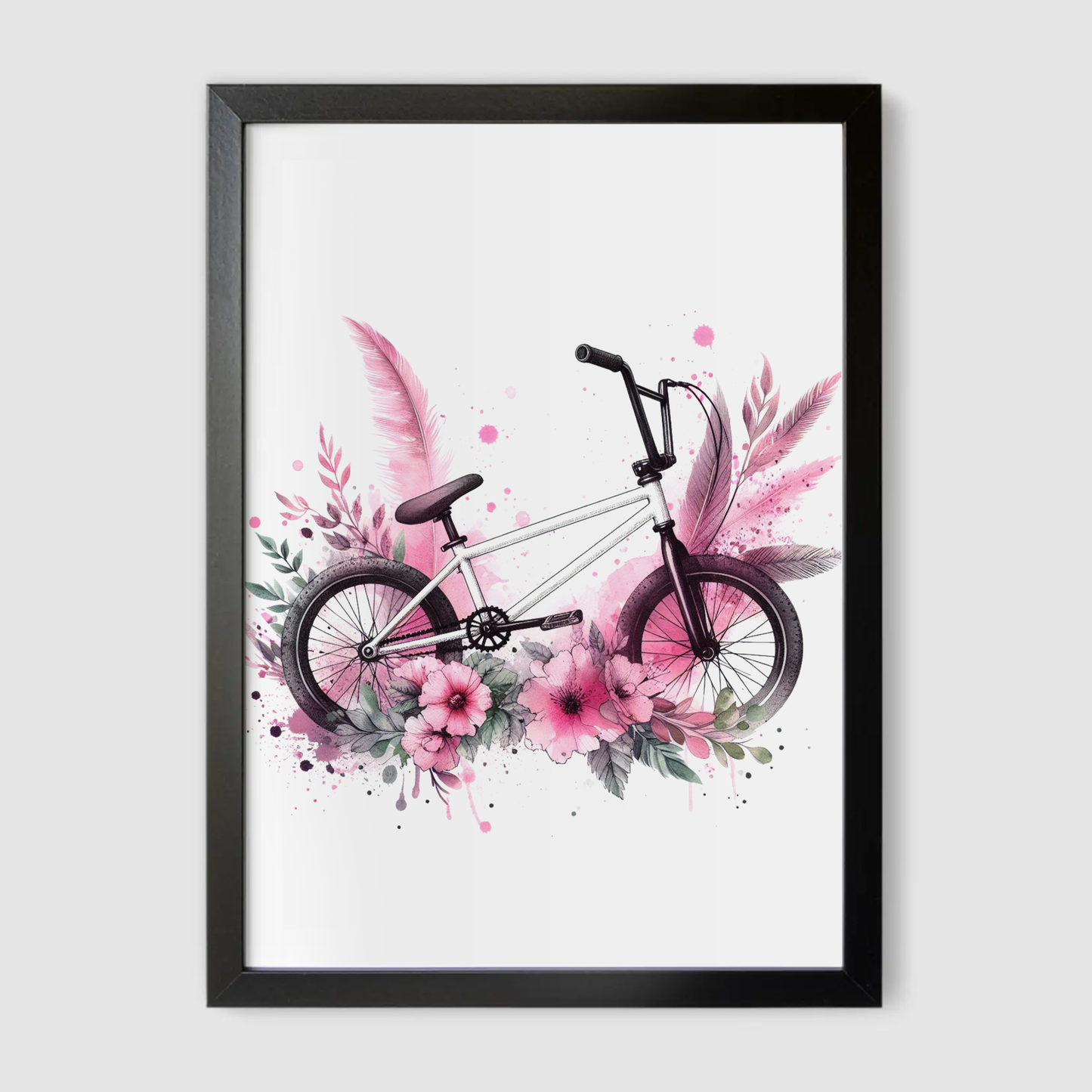 Pink BMX Print - Biking & BMX Collection