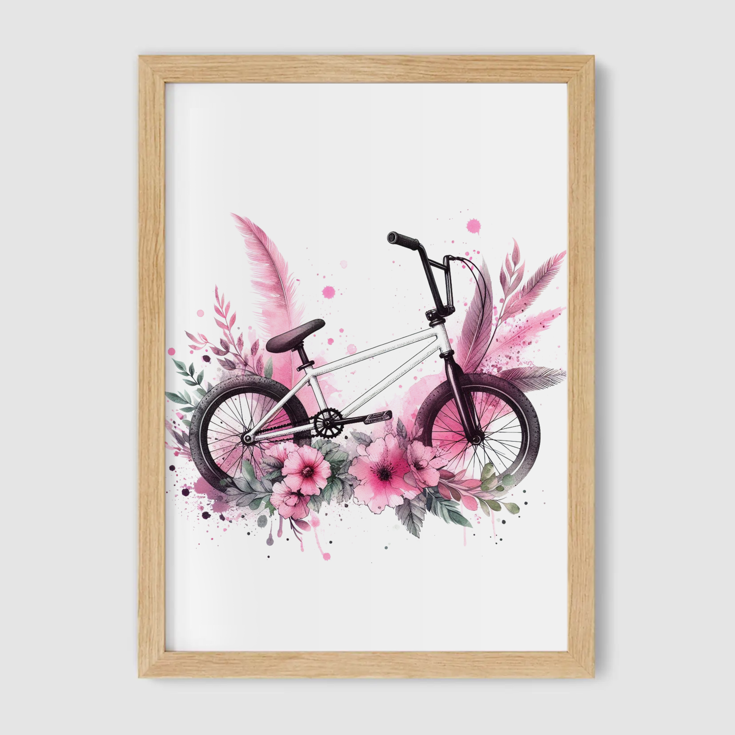 Pink BMX Print - Biking & BMX Collection
