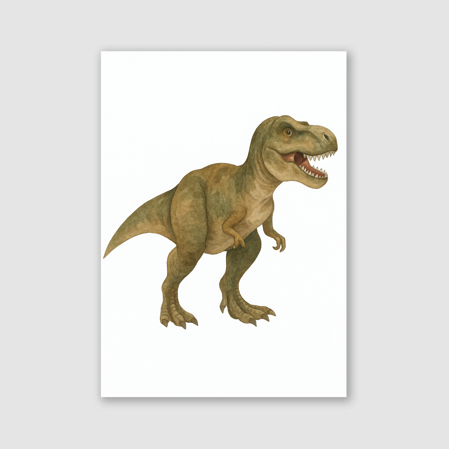 T-Rex Dinosaur Print - Dinosaur Nursery Collection
