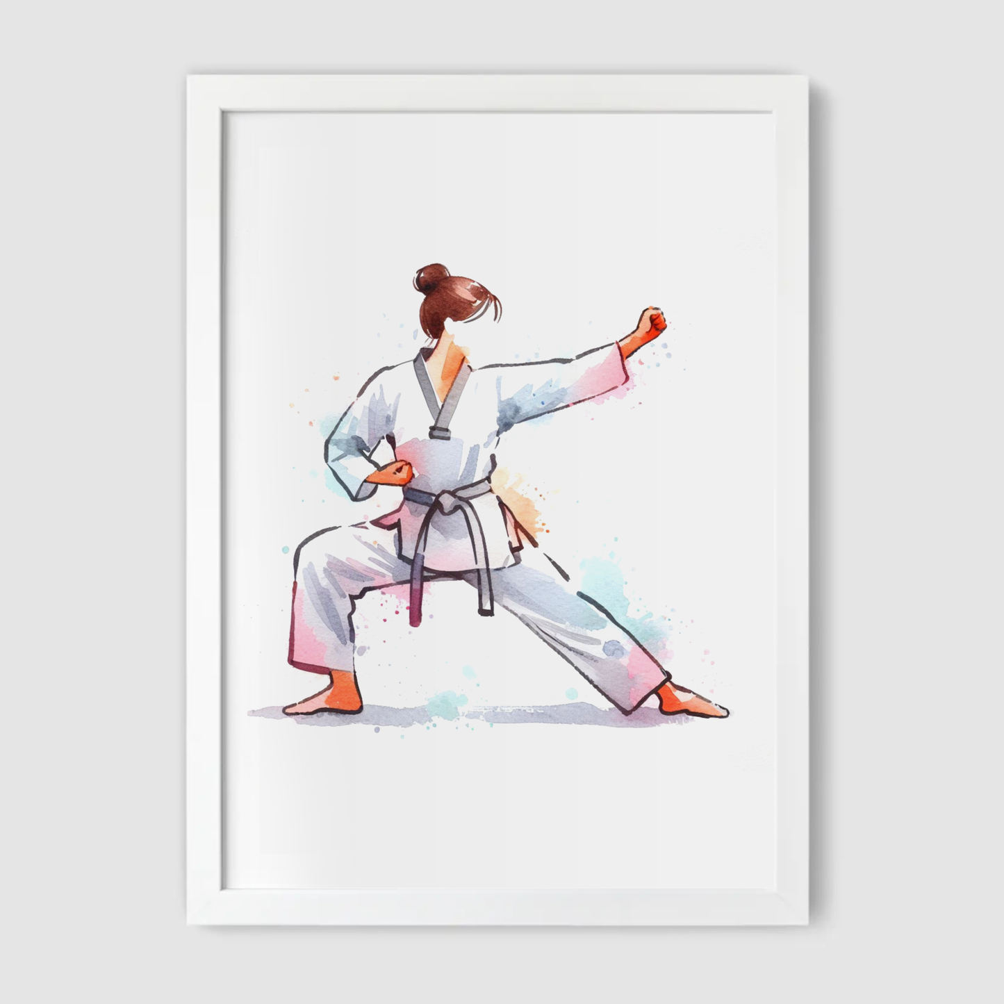 Pastel Girls Taekwondo Print - Combat Collection