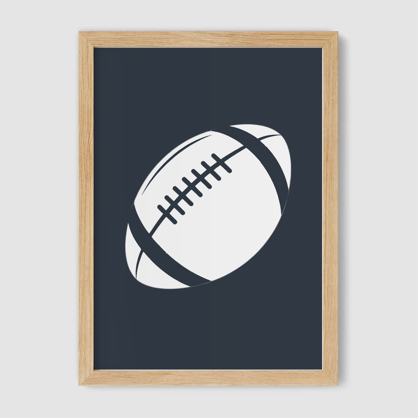 2D Rugby Ball Print - Rugby Collection