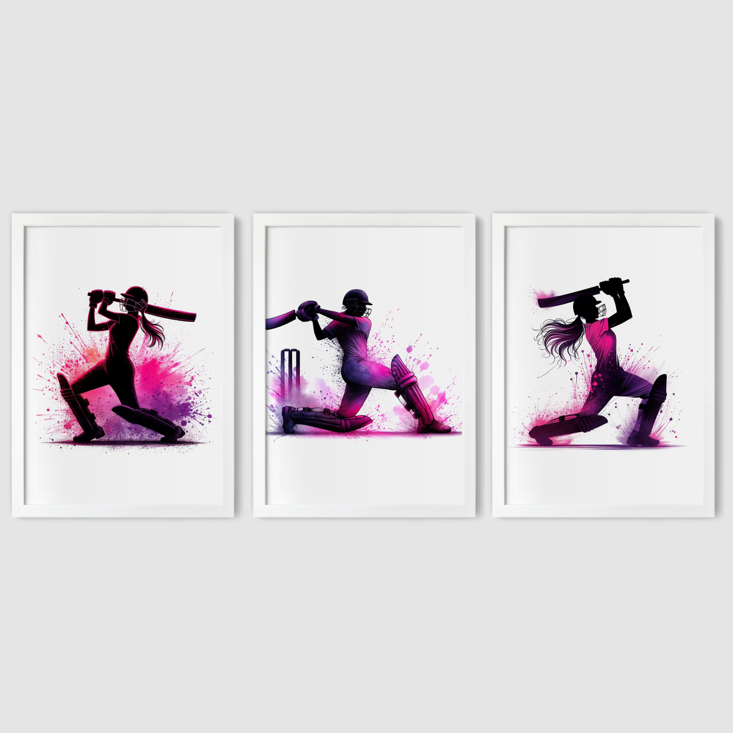 Girls Pink Cricket Print Set - Cricket Collection Set of 3