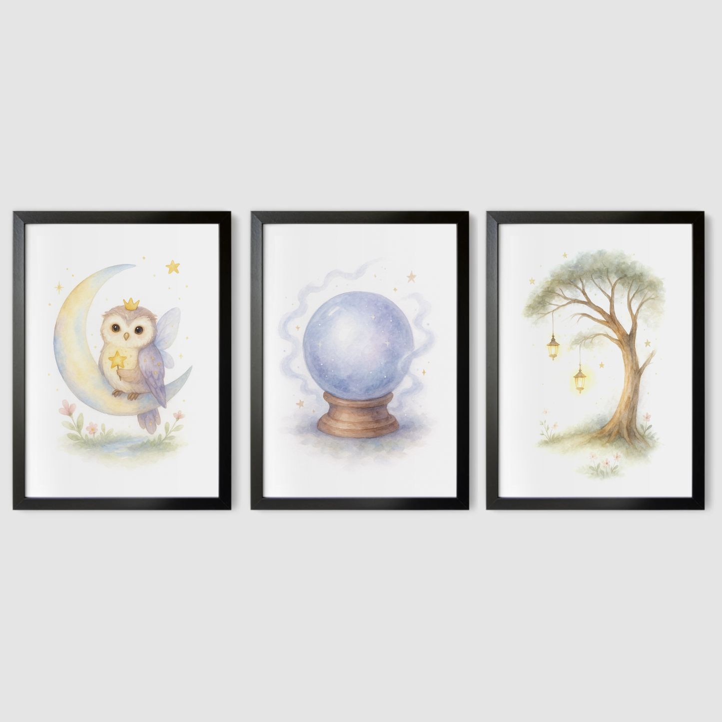 Moonlit Magic Print Set - Fairytale Collection Set of 3