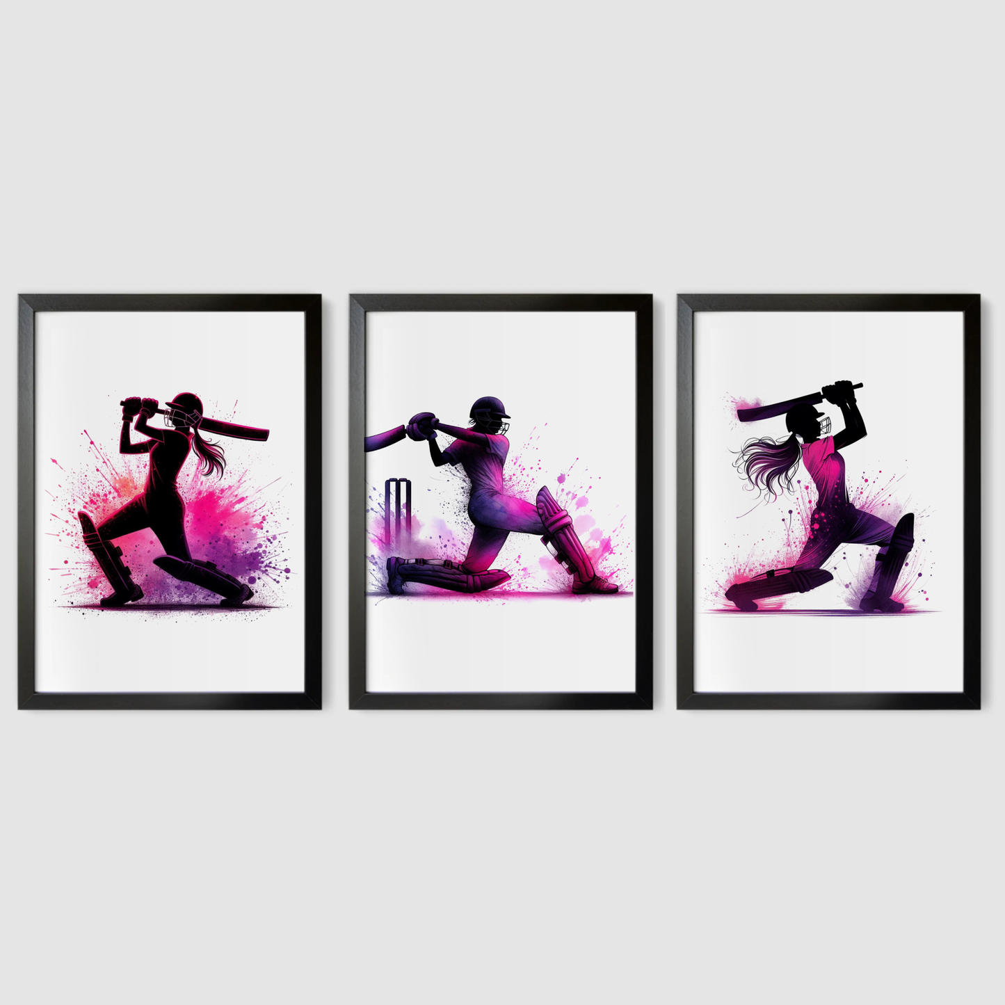 Girls Pink Cricket Print Set - Cricket Collection Set of 3