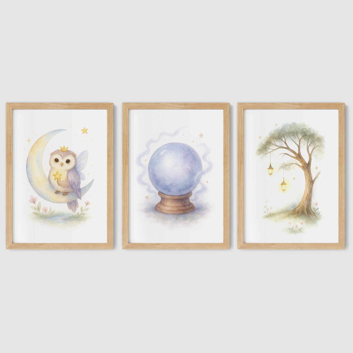 Moonlit Magic Print Set - Fairytale Collection Set of 3