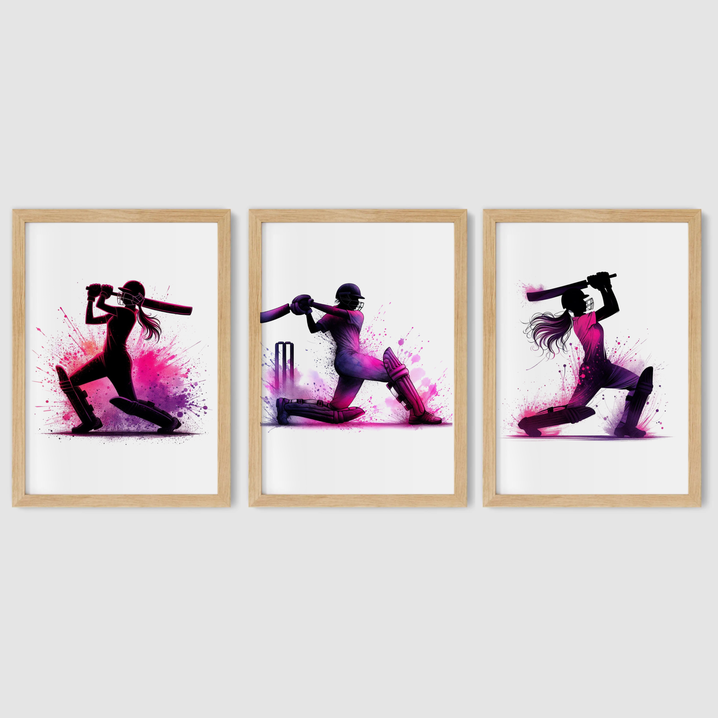 Girls Pink Cricket Print Set - Cricket Collection Set of 3