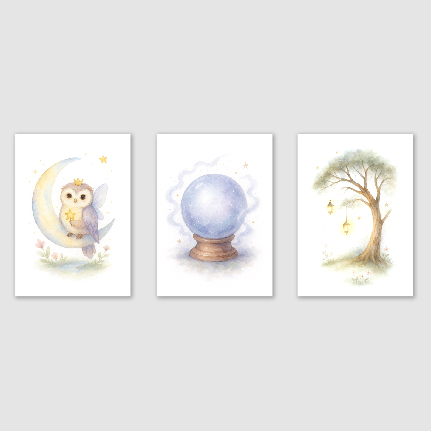 Moonlit Magic Print Set - Fairytale Collection Set of 3