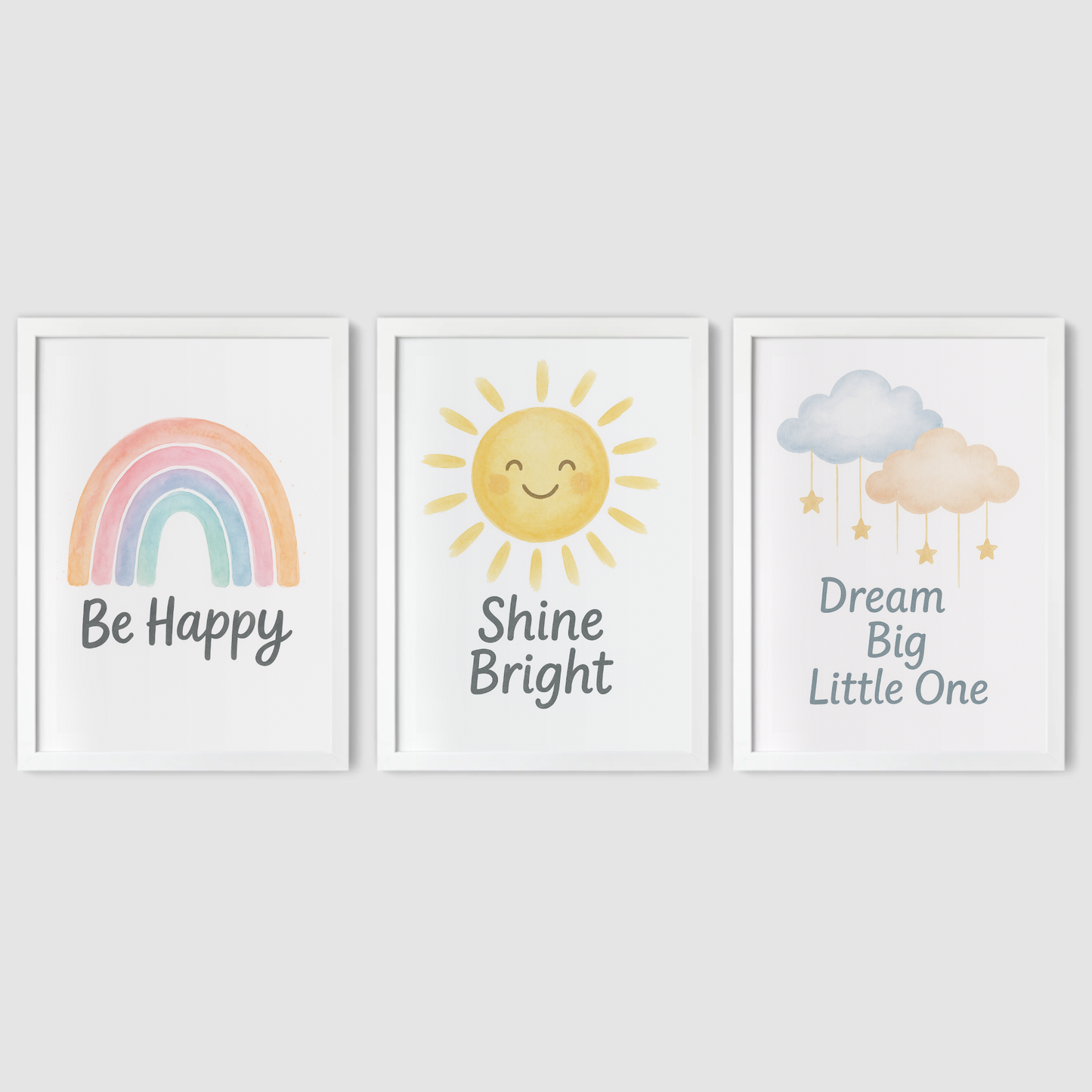 Rainbow Uplift Print Set - Rainbow & Positivity Collection Set of 3
