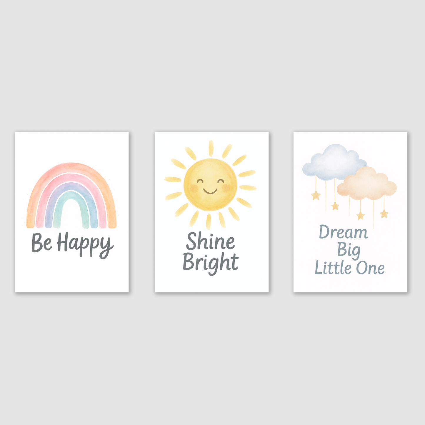 Rainbow Uplift Print Set - Rainbow & Positivity Collection Set of 3