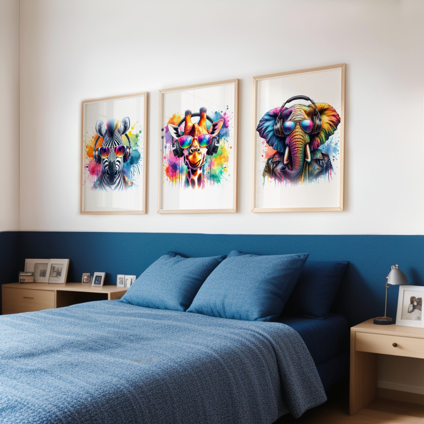 Animal Gaming Print Set